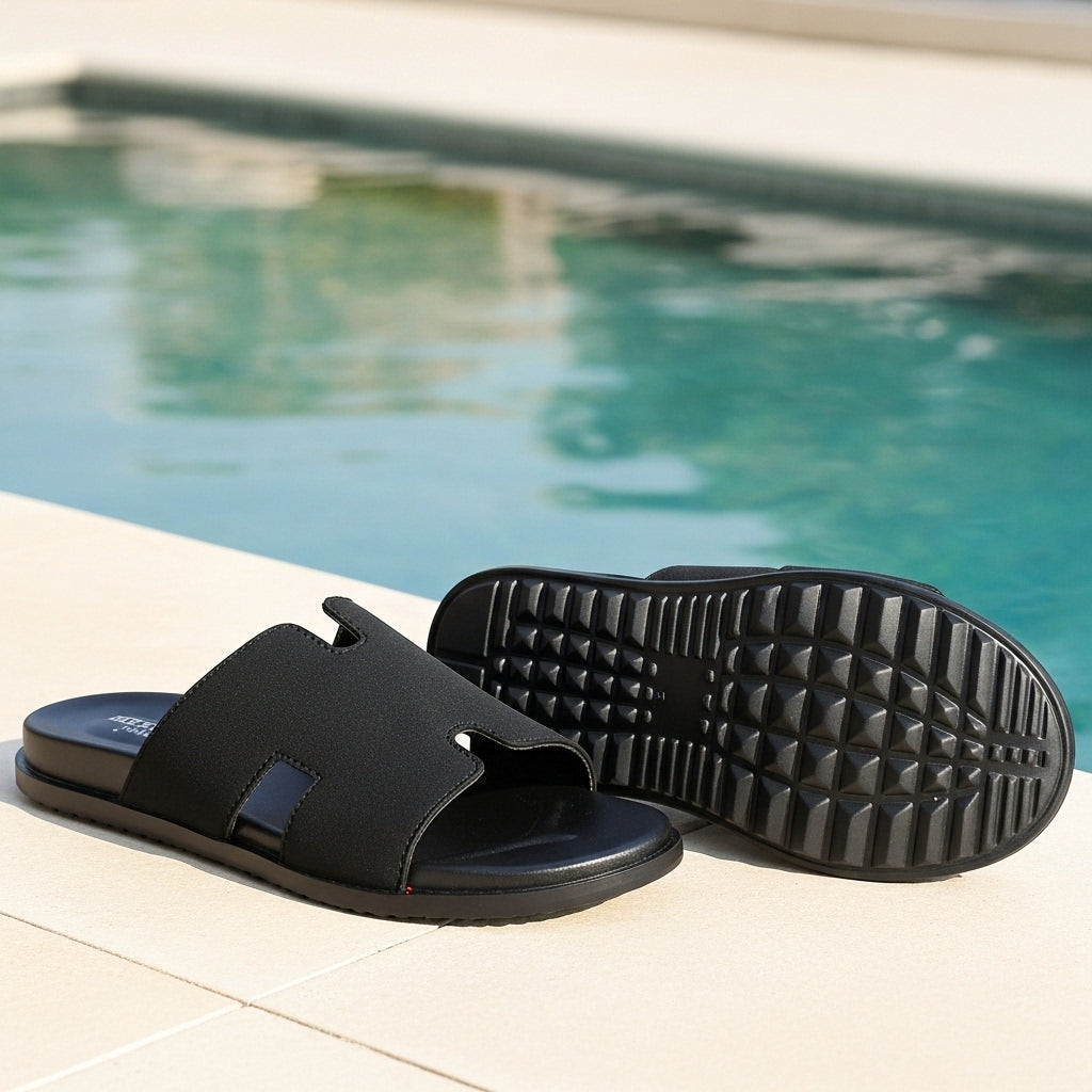 Hermes Chypre Matte Calfskin Sandals