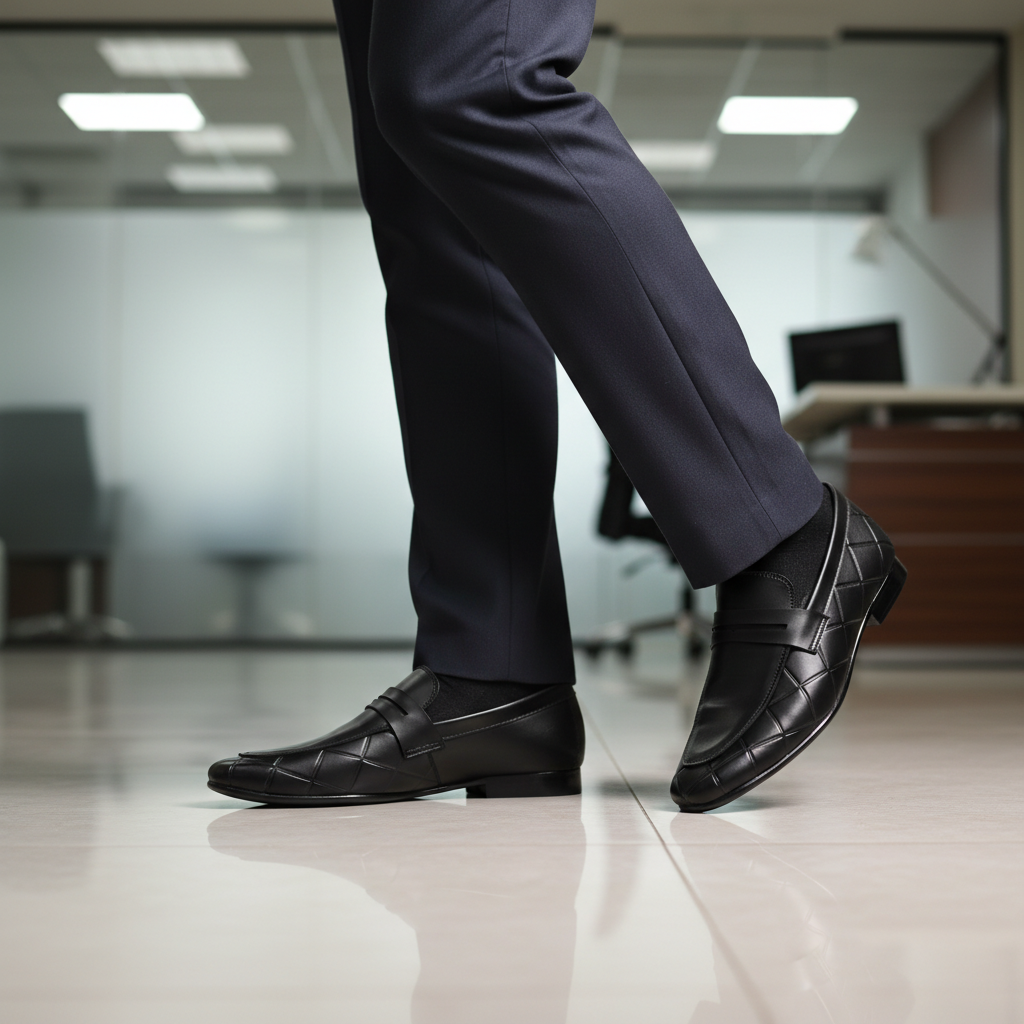 Sleek Black Formal Premium Handmade Loafer