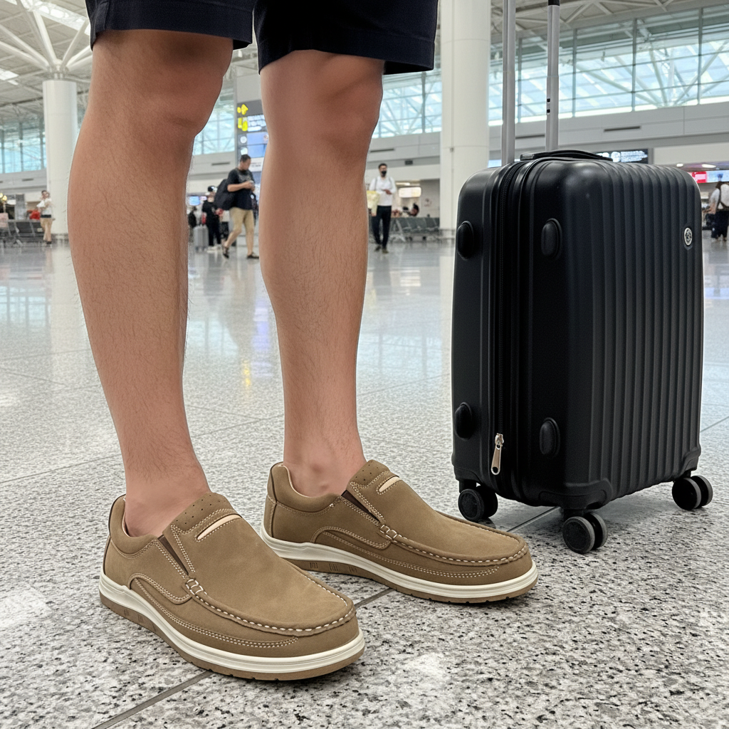 Premium Handcrafted Light Brown Medicated Comfort Insole | Durable Shock Absorber Sole – Ultimate Daily Wear Comfort