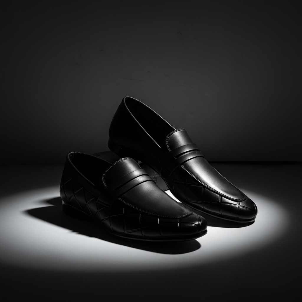 Sleek Black Formal Premium Handmade Loafer